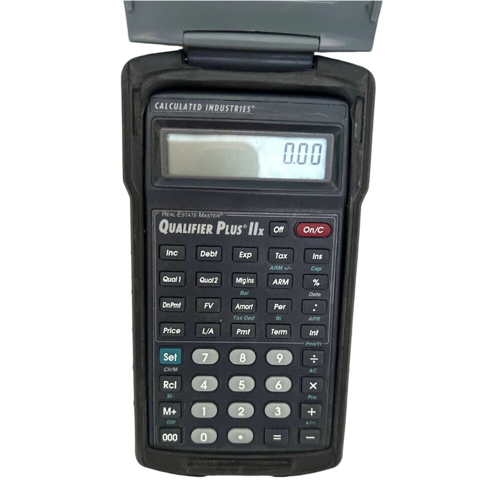 Calculated Industries Qualifier Plus‎ IIx Real Estate Calculator Case